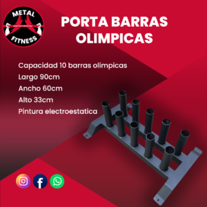 PORTA BARRAS OLIMPICO - 10 BARRAS